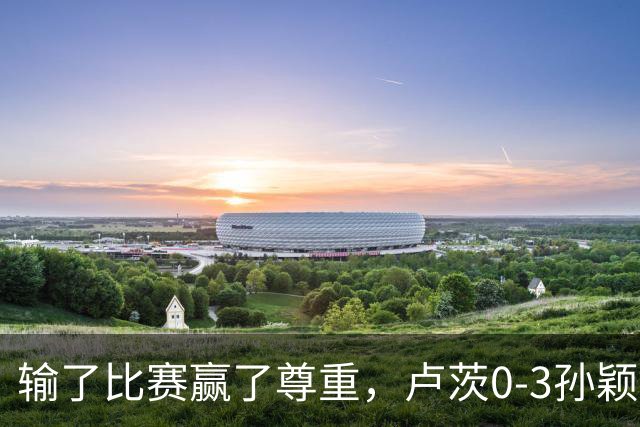 输了比赛赢了尊重，卢茨0-3孙颖莎，赛后面对采访卢茨说出了心声